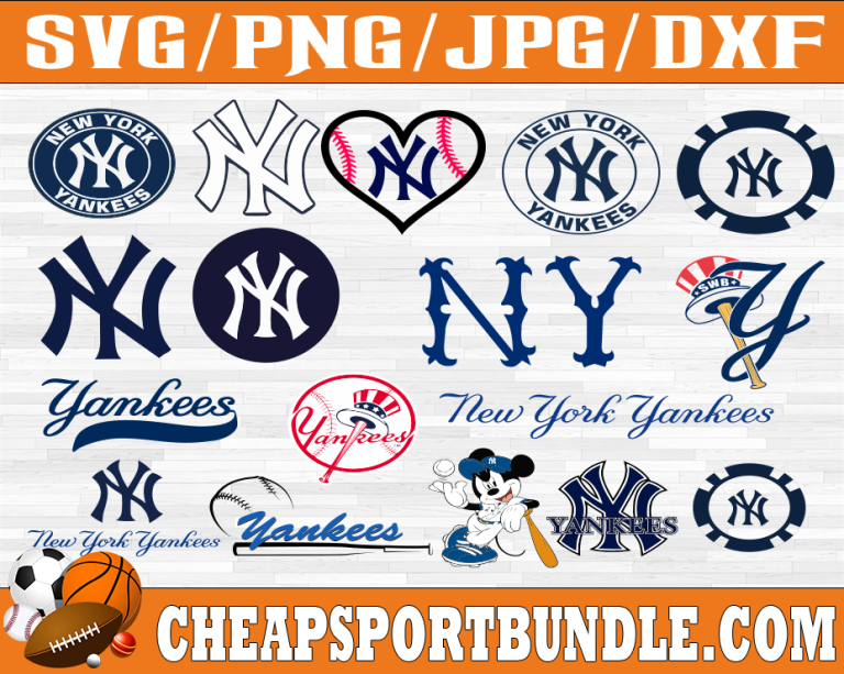 Bundle 14 Files New York Yankees Baseball Team svg, New York Yankees ...